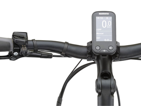 DAMSKI ROWER ELEKTRYCZNY KROSS TRANS HYBRID 4.0 Szary / Niebieski 2025