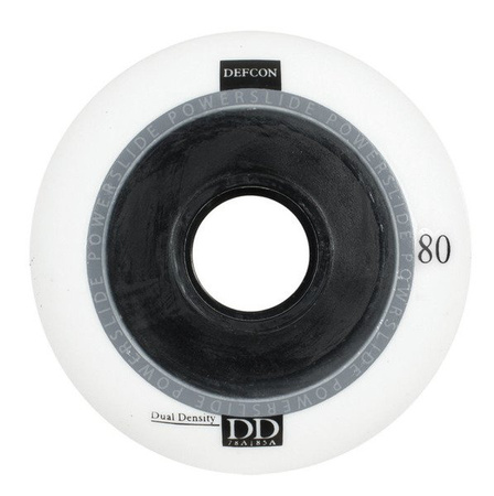 MIEJSKIE KOŁA DO ROLEK POWERSLIDE DEFCON Dual Density White 80 mm 76/85A