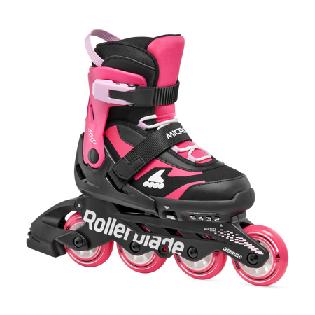 REGULOWANE ROLKI JUNIORSKIE ROLLERBLADE MICROBLADE COMBO Black/Pink 2025
