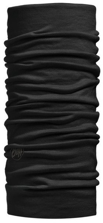 BUFF CHUSTA MERINO LIGHTWEIGHT Solid Black