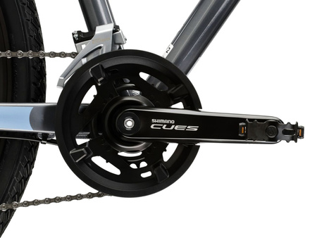 DAMSKI ROWER CROSSOWY KROSS EVADO 5.0 Szary/Niebieski Połysk 2025 