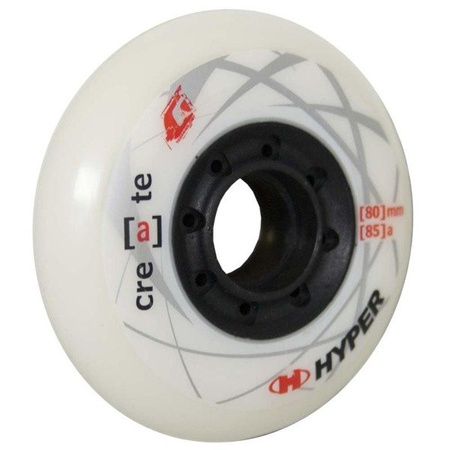 KÓŁKA DO ROLEK KOŁA DO ROLEK HYPER CREATE +G White/Black 80 mm 85A