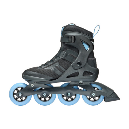 DAMSKIE ROLKI FITNESS ROLLERBLADE MACROBLADE 84 BOA Black / Powder Blue 2025