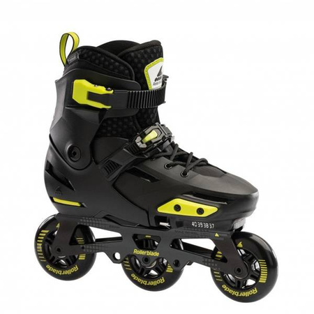 REGULOWANE ROLKI JUNIORSKIE ROLLERBLADE APEX 3WD Black / Lime 2024