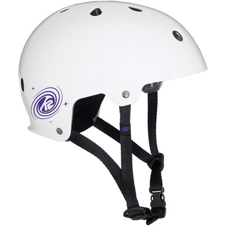 KASK NA ROLKI K2 VARSITY JR White Purple