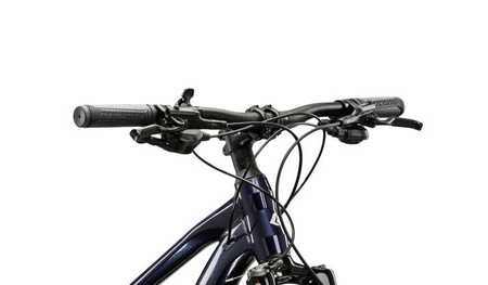 ROWER GÓRSKI DAMSKI KROSS LEA 5.0 27" Granatowy / Srebrny Połysk 2024