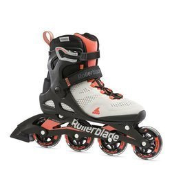 DAMSKIE ROLKI FITNESS ROLLERBLADE MACROBLADE 80 W Glacier Grey / Coral 2024