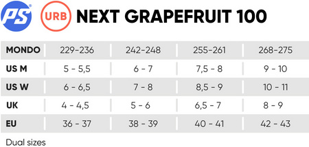 ROLKI POWERSLIDE NEXT 100 Grapefruit 2025
