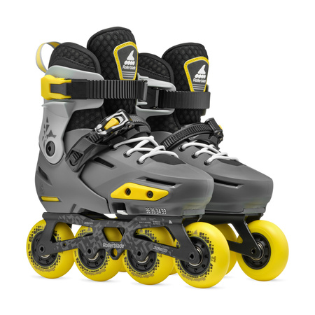 REGULOWANE ROLKI JUNIORSKIE ROLLERBLADE APEX Charcoal/Yellow 2025
