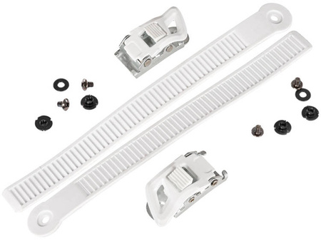 ZESTAW KLAMER POWERSLIDE SHADOW BUCKLE White 22 cm