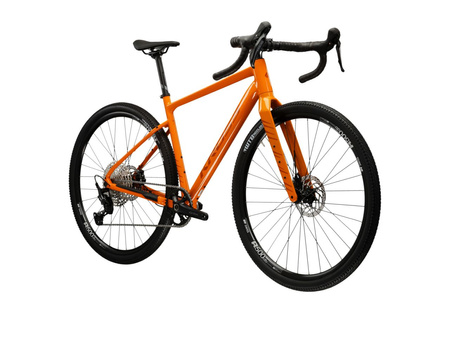 ROWER GRAVEL KROSS ESKER 5.0 Pomarańczowy/Bordowy Połysk 2025