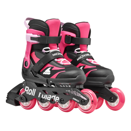 REGULOWANE ROLKI JUNIORSKIE ROLLERBLADE MICROBLADE COMBO Black/Pink 2025