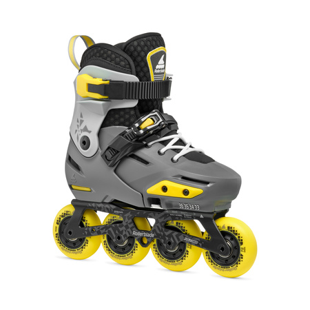 REGULOWANE ROLKI JUNIORSKIE ROLLERBLADE APEX Charcoal/Yellow 2025