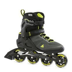 MĘSKIE ROLKI FITNESS ROLLERBLADE MACROBLADE 80 Black / Lime 2024