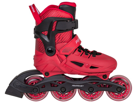 JUNIORSKIE REGULOWANE ROLKI POWERSLIDE PHUZION UNIVERSE 4W Red 2025