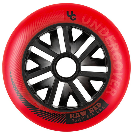 KOŁA DO ROLEK UNDERCOVER RAW Red 125 mm 85A (6 sztuk)