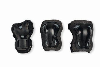KOMPLET OCHRANIACZY DLA DZIECI NA ROLKI ROLLERBLADE SKATE GEAR JUNIOR 3 PACK Black