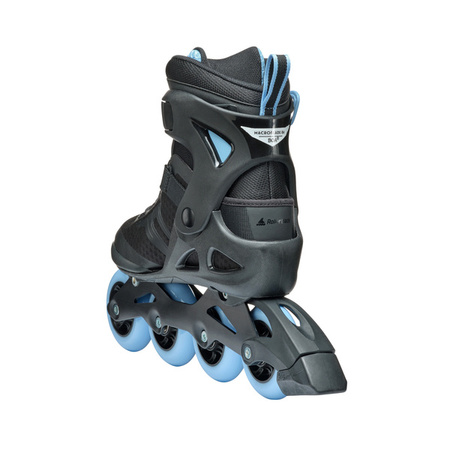 DAMSKIE ROLKI FITNESS ROLLERBLADE MACROBLADE 84 BOA Black / Powder Blue 2025