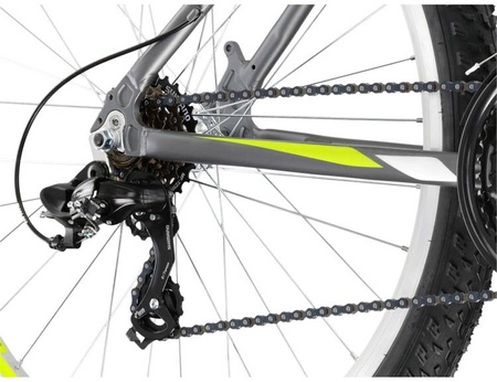 ROWER GÓRSKI KROSS HEXAGON 26'' Grafitowy/Limonkowy/Biały Mat