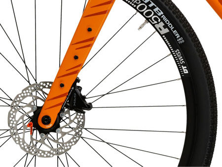 ROWER GRAVEL KROSS ESKER 5.0 Pomarańczowy/Bordowy Połysk 2025