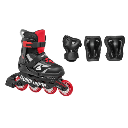 REGULOWANE ROLKI JUNIORSKIE ROLLERBLADE MICROBLADE COMBO Black/Red 2025