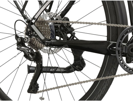 DAMSKI ROWER ELEKTRYCZNY KROSS TRANS HYBRID 6.0 Czarny / Grafit
