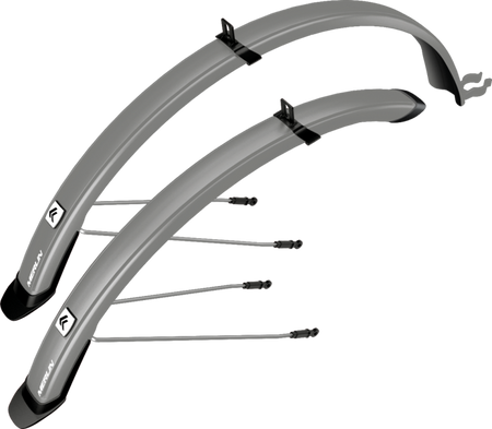 BŁOTNIKI ROWEROWE KROSS MERLIN 28" SET Szaro/Czarne