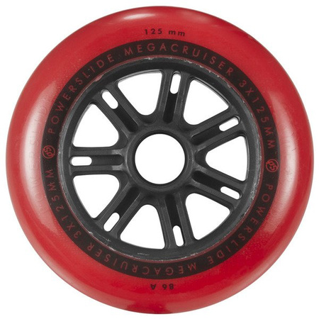 KOŁA DO ROLEK POWERSLIDE MEGACRUISER 125 mm 86A Red (1 szt.)