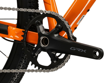 ROWER GRAVEL KROSS ESKER 5.0 Pomarańczowy/Bordowy Połysk 2025