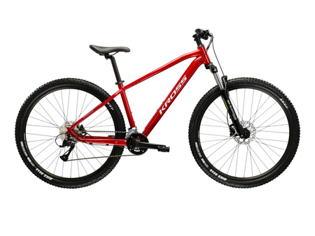ROWER GÓRSKI KROSS HEXAGON 4.0 27,5'' Czerwony/Srebrny Połysk 2025