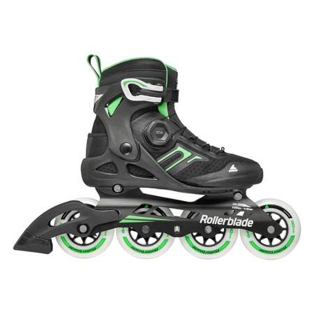 ROLKI DAMSKIE ROLLERBLADE MACROBLADE 90 BOA W Black / Mint 2025