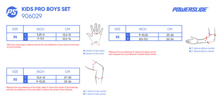 JUNIORSKIE OCHRANIACZE NA ROLKI POWERSLIDE KIDS PRO BOYS