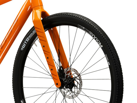 ROWER GRAVEL KROSS ESKER 5.0 Pomarańczowy/Bordowy Połysk 2025