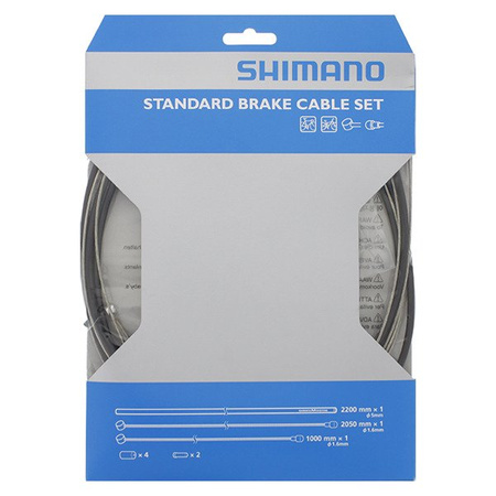 SHIMANO ZESTAW LINEK I PANCERZY HAMULCOWYCH MTB/SZOSA 