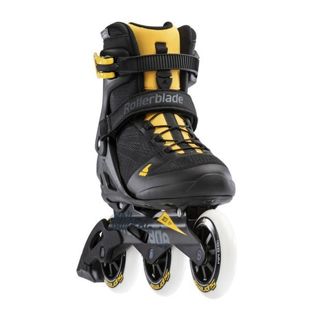 ROLKI MĘSKIE ROLLERBLADE MACROBLADE 100 3WD Black / Safron Yellow 2024