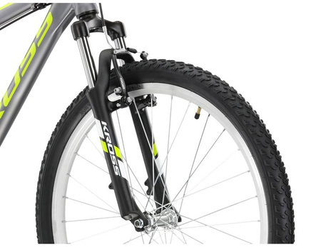 ROWER GÓRSKI KROSS HEXAGON 26'' Grafitowy/Limonkowy/Biały Mat