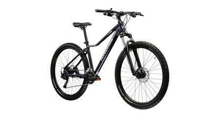 ROWER GÓRSKI DAMSKI KROSS LEA 5.0 27" Granatowy / Srebrny Połysk 2024