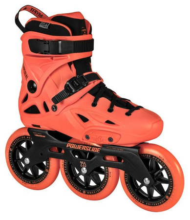 MIEJSKIE ROLKI POWERSLIDE IMPERIAL MEGACRUISER 125 Neon Orange 2018