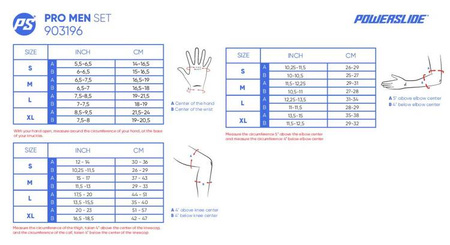 OCHRANIACZE NA ROLKI POWERSLIDE PRO SERIES Men