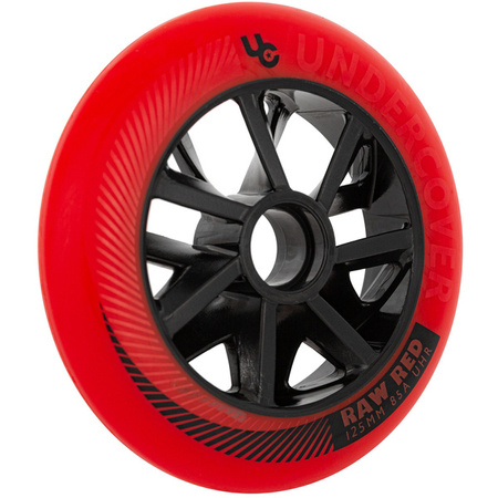 KOŁA DO ROLEK UNDERCOVER RAW Red 125 mm 85A (6 sztuk)