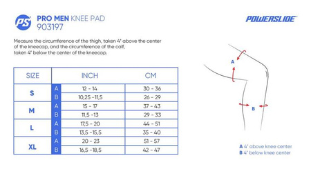 OCHRANIACZE NA KOLANA POWERSLIDE PRO SERIES KNEE Men