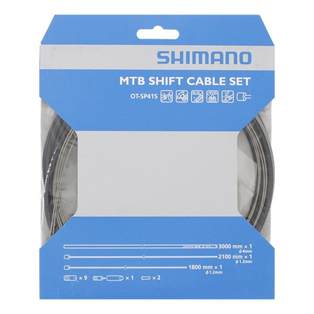SHIMANO ZESTAW LINEK I PANCERZY PRZERZUTKI MTB