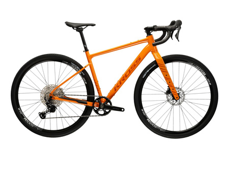 ROWER GRAVEL KROSS ESKER 5.0 Pomarańczowy/Bordowy Połysk 2025