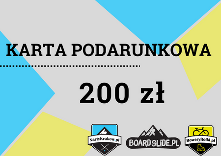 KARTA PODARUNKOWA RoweryRolki.pl - 200 zł