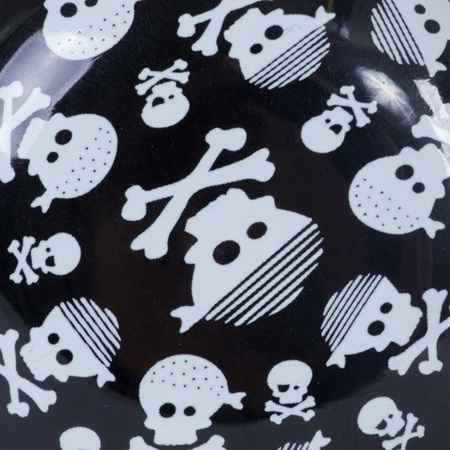 DZWONEK ROWEROWY KIDDIMOTO SKULLZ CZARNY  Mały