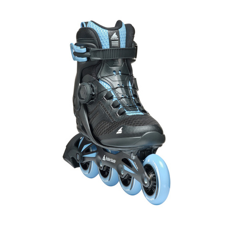 DAMSKIE ROLKI FITNESS ROLLERBLADE MACROBLADE 84 BOA Black / Powder Blue 2025