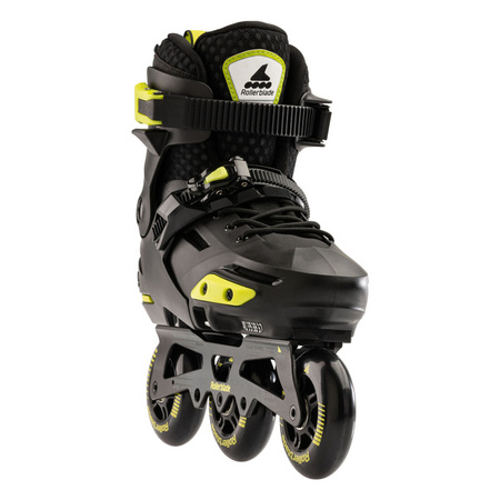 REGULOWANE ROLKI JUNIORSKIE ROLLERBLADE APEX 3WD Black / Lime 2024