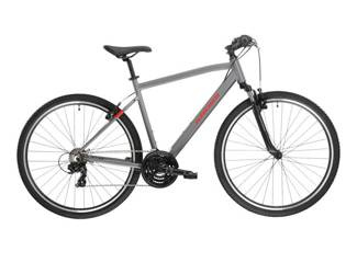 ROWER CROSSOWY KROSS EVADO 1.0 Grafitowy/Czerwony Mat