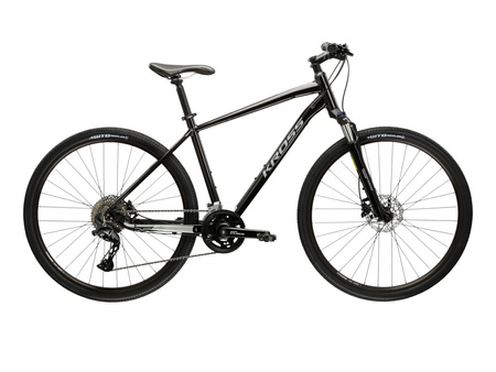 ROWER CROSSOWY KROSS EVADO 7.0 Czarny/Srebrny Połysk 2025