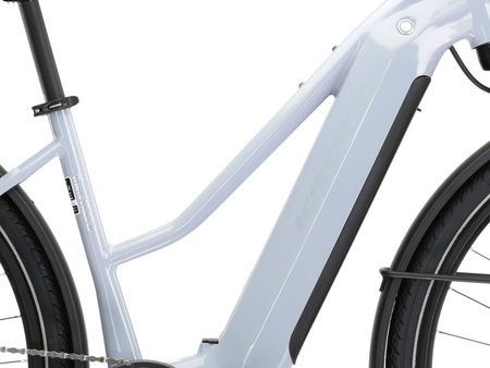 DAMSKI ROWER ELEKTRYCZNY KROSS TRANS HYBRID 4.0 Szary / Niebieski 2025